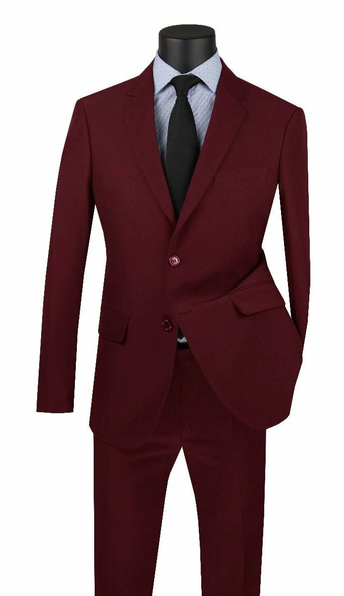 Genesis By Apollo King Men's 2 Piece Suit - Solid Colors 4 Genesis By Apollo King Men's 2 Piece Suit - Solid Colors - Image 2