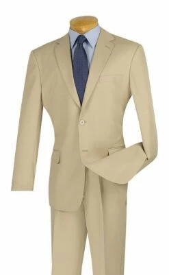 Genesis By Apollo King Men's 2 Piece Suit - Solid Colors 15 Genesis By Apollo King Men's 2 Piece Suit - Solid Colors -Empire Shop fp20 tan 1 34