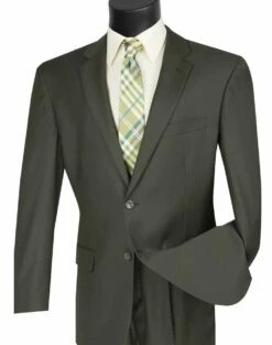 Vinci Men's 2 Piece Poplin Discount Suit - Clean Cut Look 11 Vinci Men's 2 Piece Poplin Discount Suit - Clean Cut Look -Empire Shop fpolive 1 2 opt