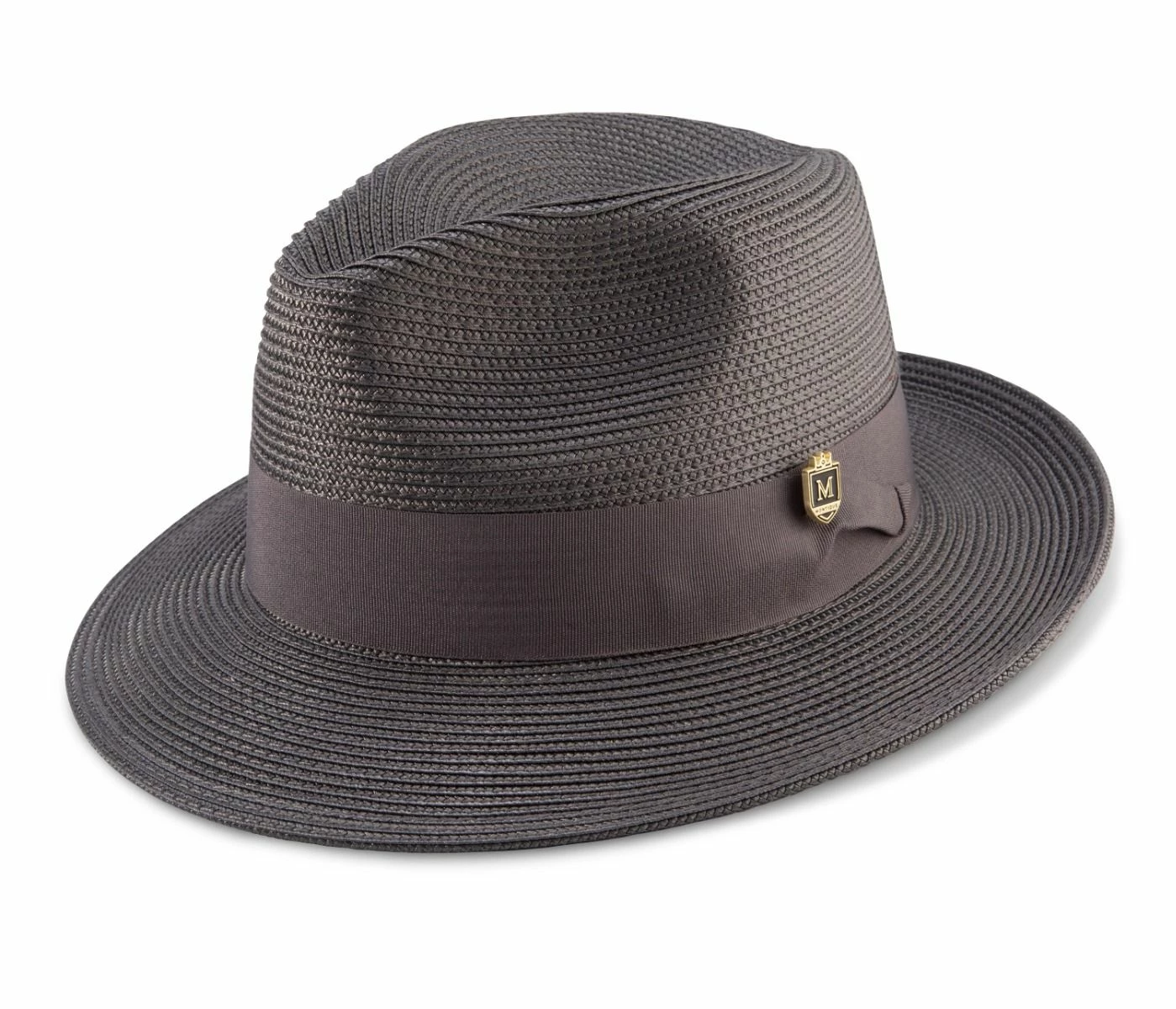 Montique Men's Fashion Straw Fedora Hat - Solid Color 6 Montique Men's Fashion Straw Fedora Hat - Solid Color - Image 4