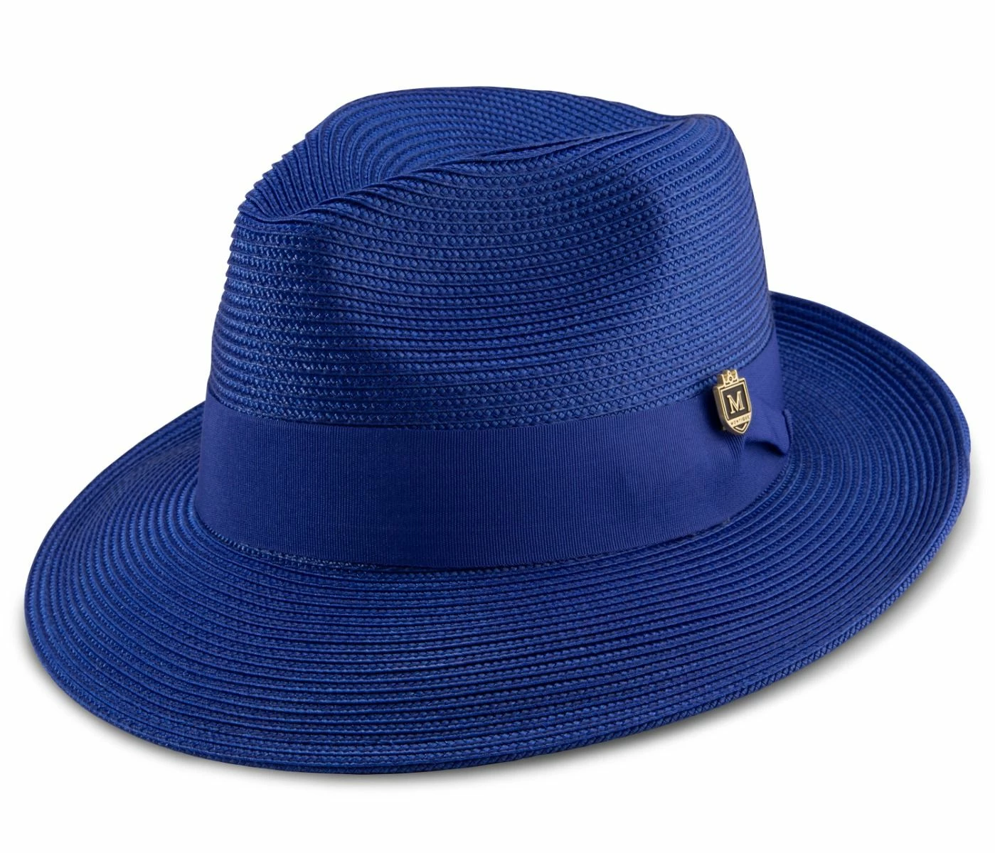 Montique Men's Fashion Straw Fedora Hat - Solid Color 9 Montique Men's Fashion Straw Fedora Hat - Solid Color - Image 7