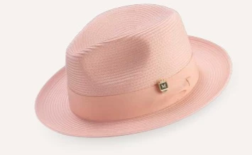 Montique Men's Fashion Straw Fedora Hat - Solid Color 11 Montique Men's Fashion Straw Fedora Hat - Solid Color - Image 9