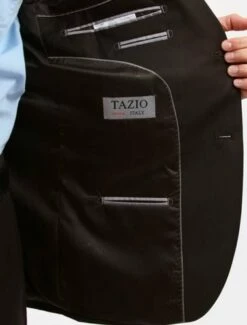 Tazio Men's 2 Piece Slim Fit Executive Suit - Side Vents