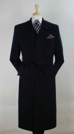 John Knight Men's Outlet Full Length Length Top Coat - Hidden Buttons -Empire Shop jk2
