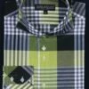Daniel Ellissa Men's Fashion Dress Shirt - Multi Checker