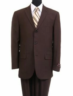 Tazio Men's 2 Piece Discount Suit - Non Vented 3 Button Jacket -Empire Shop m069 03f