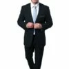 Tazio Men's 2 Piece Executive Slim Suit - Heathered Chalk Stripe -Empire Shop m139s 01 94948.1550012145