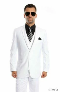 Tazio Men's Outlet 3 Piece Executive Slim Fit Suit - 5 Button Vest -Empire Shop m154 08 34258.1563911176 4 1