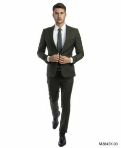 Tazio Men's 2 Piece Skinny Fit Suit - Bold Colors -Empire Shop m284sk 031 22790.1573861602