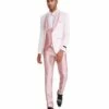 Tazio Men's Outlet 3 Piece Skinny Fit Suit - Tone On Tone 2 Tazio Men's Outlet 3 Piece Skinny Fit Suit - Tone On Tone -Empire Shop m297sk 02 16