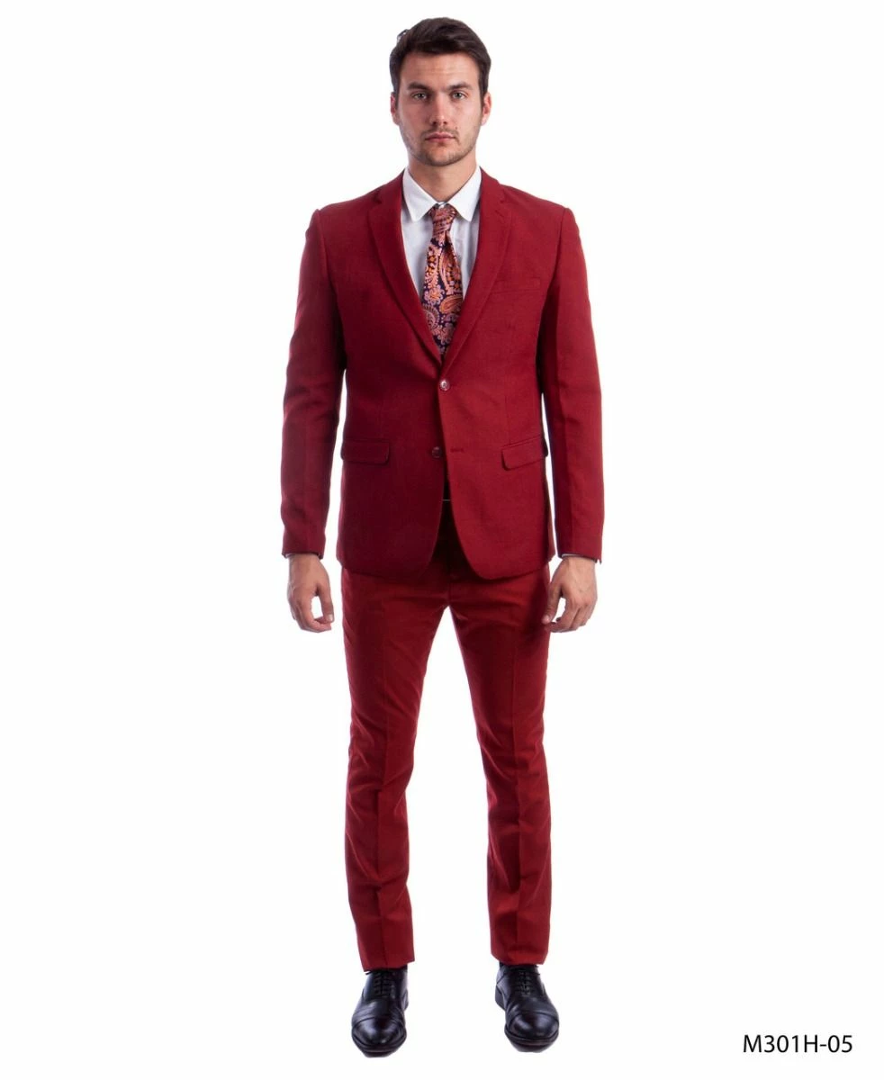 Tazio Men's 2 Piece Executive Suit - Bold Colors 7 Tazio Men's 2 Piece Executive Suit - Bold Colors - Image 5