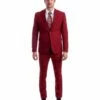 Tazio Men's Outlet 2 Piece Executive Suit - Bold Colors 1 Tazio Men's Outlet 2 Piece Executive Suit - Bold Colors -Empire Shop m301h 05burgundy 1 24
