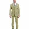 Sean Alexander Men's 2 Piece Executive Suit - Notch Lapel -Empire Shop m318beige