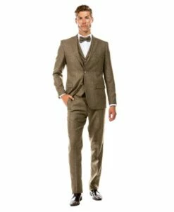Sean Alexander Men's 3 Piece Executive Suit - Tweed Look -Empire Shop m325h1 02 50084
