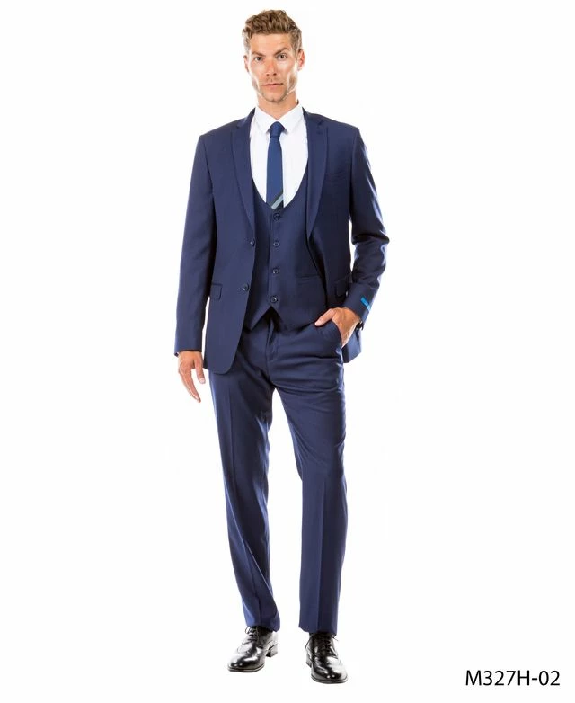 Sean Alexander Men's 3 Piece Executive Suit - Pinstripe Pattern 4 Sean Alexander Men's 3 Piece Executive Suit - Pinstripe Pattern - Image 2