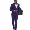 Tazio Men's 3 Piece Skinny Fit Suit - Bold Colors -Empire Shop m355sk 01 01 14448.1637352650 1