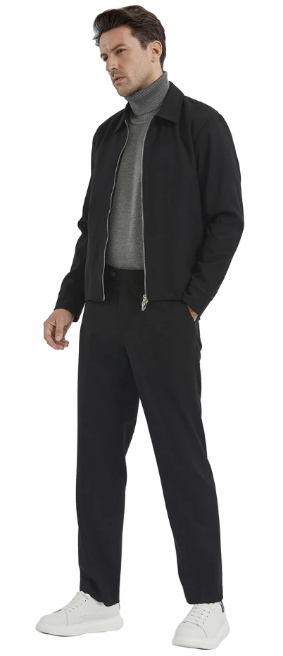 Tazio Men's 2 Piece Track Suit Set- Solid Texture 4 Tazio Men's 2 Piece Track Suit Set- Solid Texture - Image 2