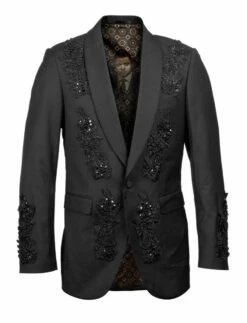 Empire Men's Luxurious Sport Coat - Bold Textured Pattern