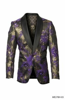 Empire Men's Luxurious Sport Coat - Gold Accents -Empire Shop me278h 03 55532