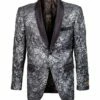 Empire Men's Luxurious Sport Coat - Metallic Flower -Empire Shop me319h 02 66718.1572282768