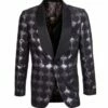 Empire Men's Luxurious Sport Coat - Dark Bubble Pattern -Empire Shop me327h 01 16628.1572284085