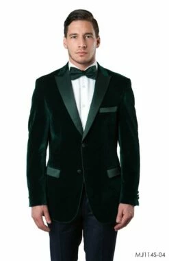Tazio Men's Classic Fashion Slim Fit Sport Coat - Velvet Style 9 Tazio Men's Classic Fashion Slim Fit Sport Coat - Velvet Style -Empire Shop mj114s 04 70673
