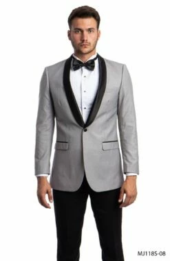 Tazio Men's Classic Fashion Sport Coat - Bold Two Tone -Empire Shop mj118s 08 1 71007