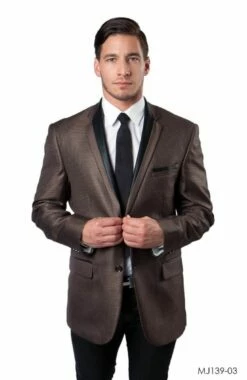 Tazio Men's Classic Fashion Sport Coat - Electric Style -Empire Shop mj139 03 98578