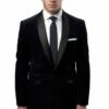 Tazio Men's Outlet Slim Fit Dinner Jacket - Velvet Elegance