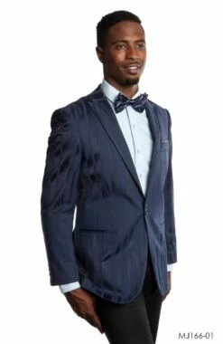 Tazio Men's Classic Fashion Sport Coat - Tie Dye Gradient