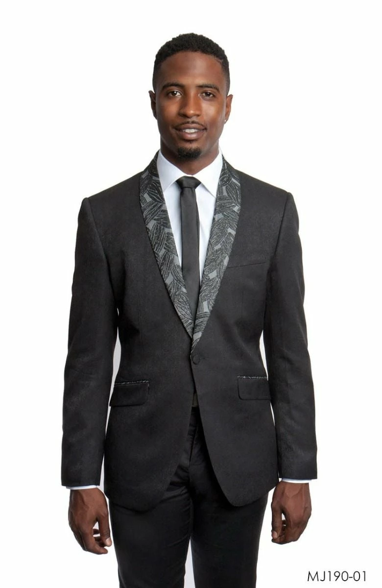 Tazio Men's Modern Fit Fashion Sport Coat - Fashion Exotic Lapel 4 Tazio Men's Modern Fit Fashion Sport Coat - Fashion Exotic Lapel - Image 2