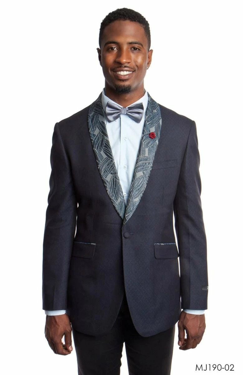 Tazio Men's Modern Fit Fashion Sport Coat - Fashion Exotic Lapel 3 Tazio Men's Modern Fit Fashion Sport Coat - Fashion Exotic Lapel