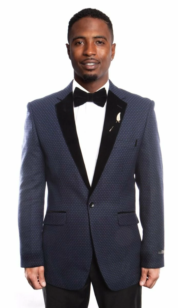 Tazio Men's Classic Fashion Sport Coat - Stylish Weave 4 Tazio Men's Classic Fashion Sport Coat - Stylish Weave - Image 2