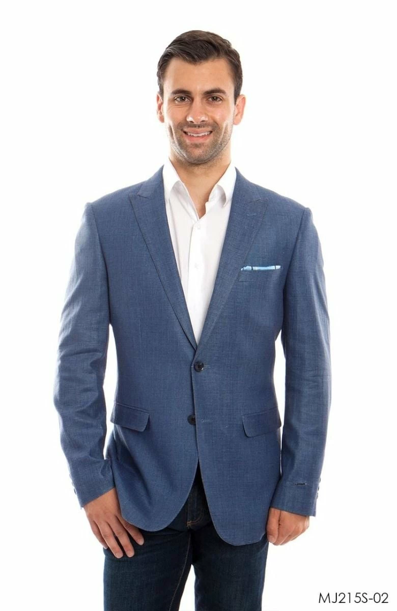 Tazio Men's Classic Fashion Sport Coat - Textured Color 4 Tazio Men's Classic Fashion Sport Coat - Textured Color - Image 2