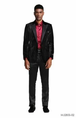 Tazio Men's Classic Fashion Sport Coat - Velvet -Empire Shop mj285s 02 62120