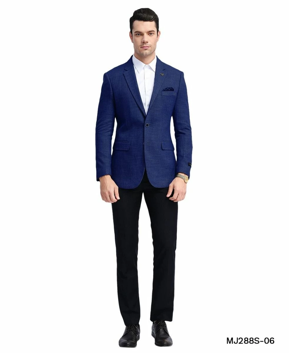 Tazio Men's Slim Fit Fashion Sport Coat - Bold Solid Color 8 Tazio Men's Slim Fit Fashion Sport Coat - Bold Solid Color - Image 6