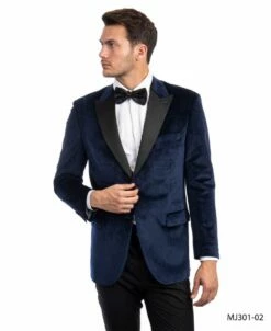 Tazio Men's Slim Fit Fashion Sport Coat - Fashion Velvet -Empire Shop mj301 02 1 81877