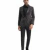 Tazio Men's Slim Fit Fashion Sport Coat - Sharp Velvet 1 Tazio Men's Slim Fit Fashion Sport Coat - Sharp Velvet -Empire Shop mj303s 01 grey