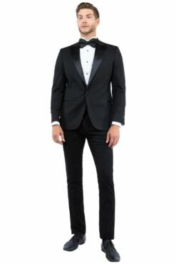 Tazio Men's Classic Fashion Dinner Jacket - Peak Lapel