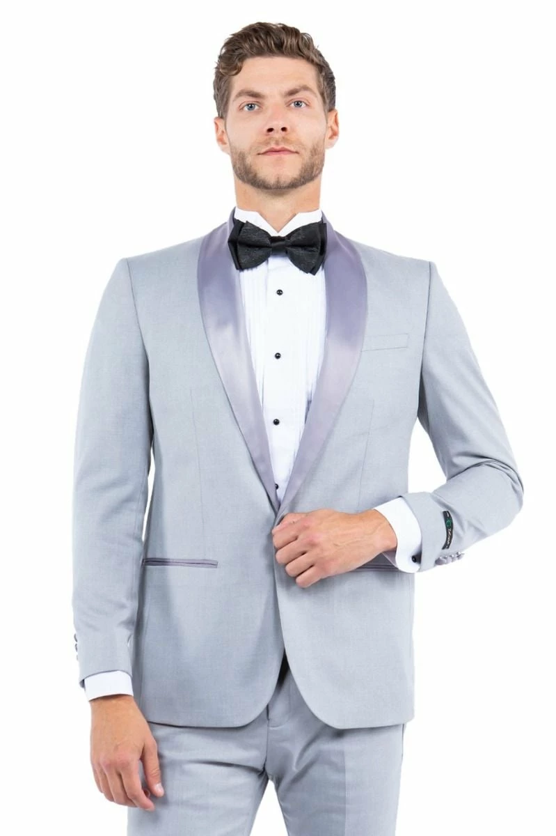 Tazio Men's Classic Fashion Dinner Jacket - Shawl Lapel 5 Tazio Men's Classic Fashion Dinner Jacket - Shawl Lapel - Image 3