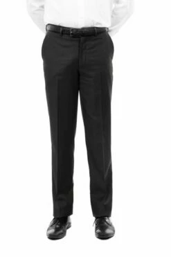 Tazio Men's Flat Front Pants - Classic Style Slacks