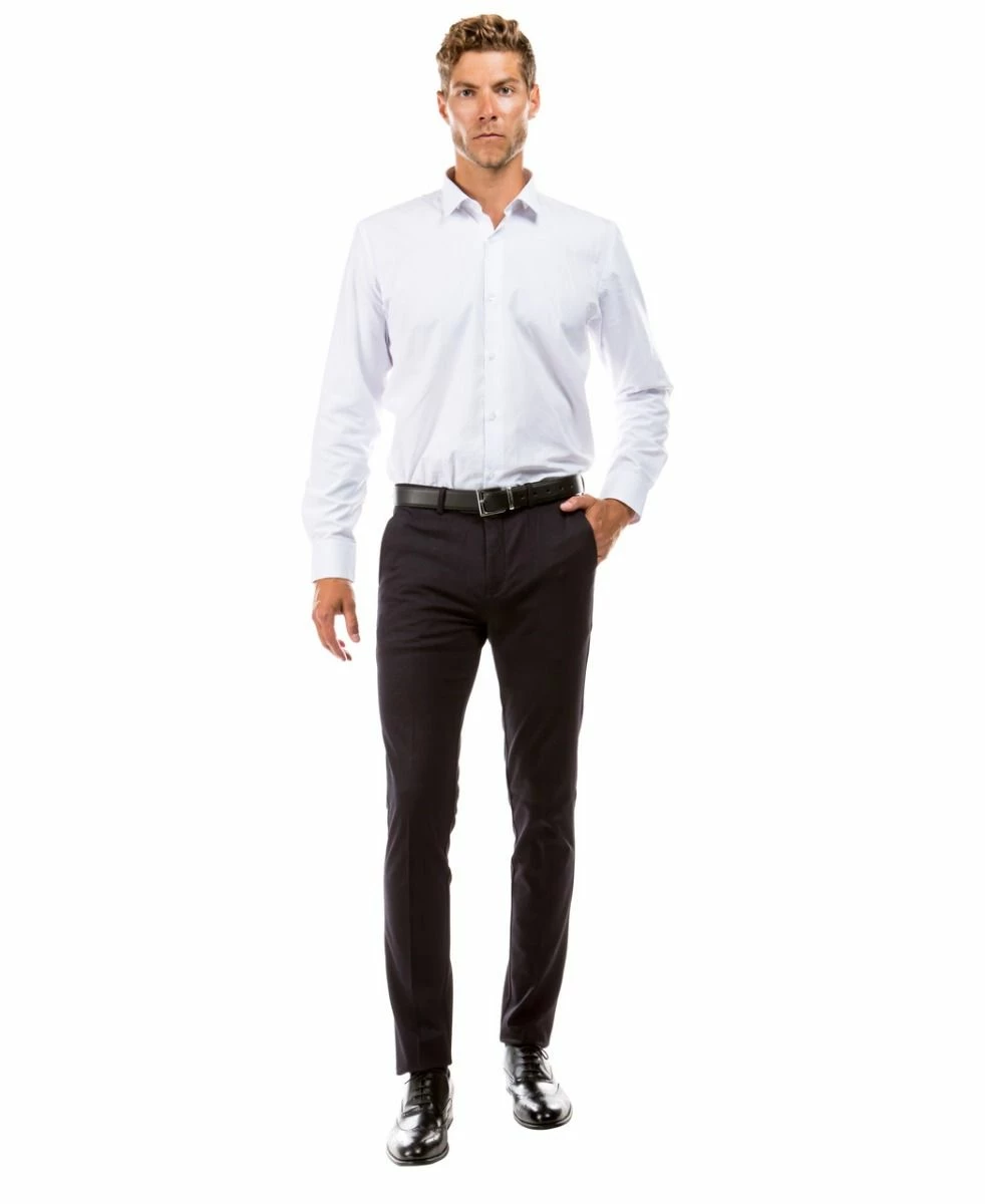 Tazio Men's Flat Front Pants - Ultra Slim 6 Tazio Men's Flat Front Pants - Ultra Slim - Image 4