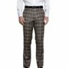 Tazio Men's Skinny Fit Pants - Glen Check