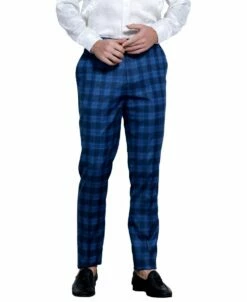 Tazio Men's Skinny Fit Pants - Glen Check -Empire Shop mp111sk 03 02un 96579