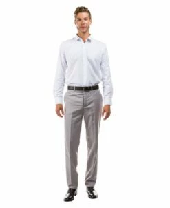 Azzuro Men's Flat Front Pants - Business Slacks 14 Azzuro Men's Flat Front Pants - Business Slacks -Empire Shop mp276s 05 67151