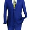 Vinci Men's 2 Piece Modern Fit Suit - Light Windowpane 2 Vinci Men's 2 Piece Modern Fit Suit - Light Windowpane -Empire Shop mrw 1 blue web