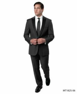 Bryan Michaels Men's 2pc Slim Fit Tuxedo - Dark Accents -Empire Shop mt182s 06 01 27632