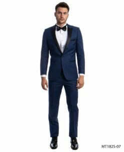 Bryan Michaels Men's 2pc Slim Fit Tuxedo - Dark Accents -Empire Shop mt182s 07 2 67482