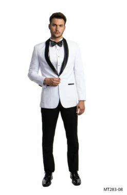 Azzuro Men's 2 Piece Tuxedo - Satin Lapels
