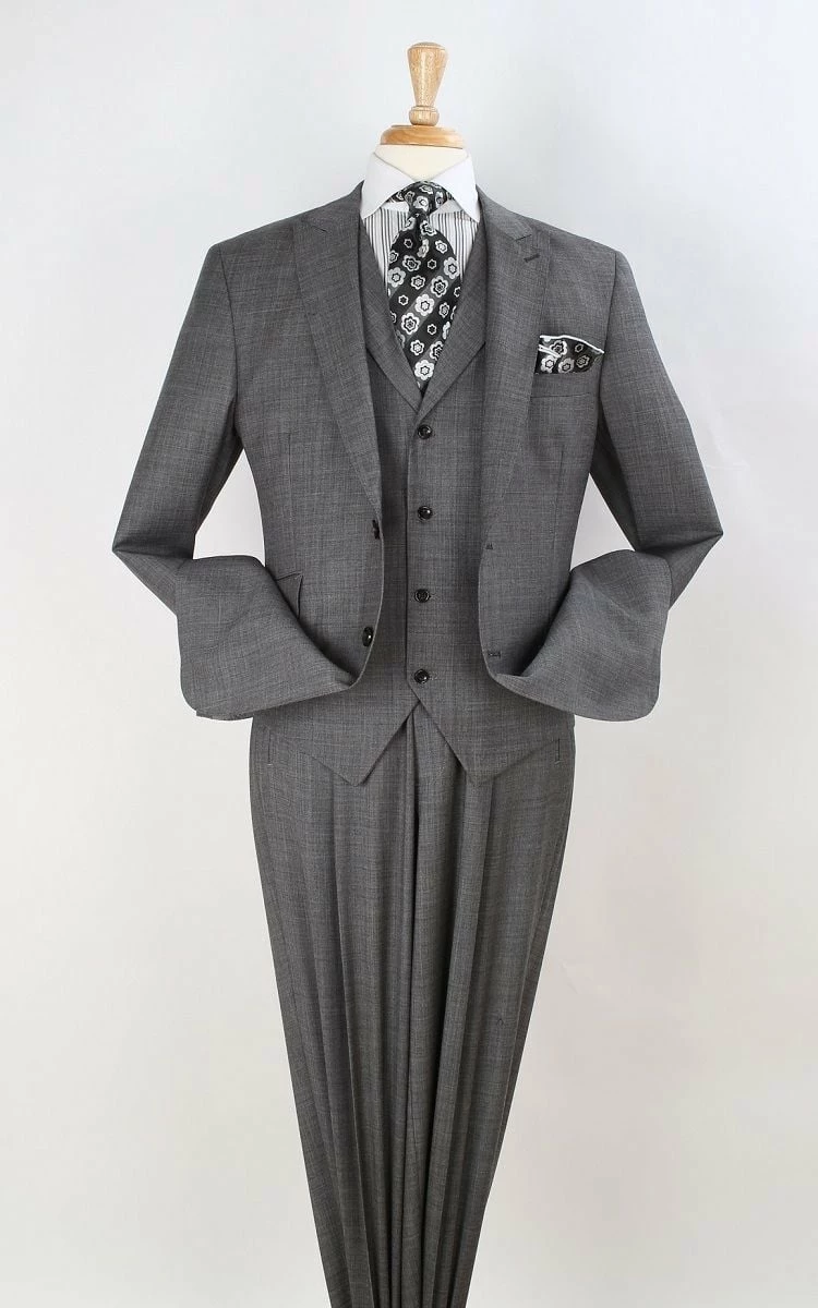 Apollo King Men's Outlet 3pc 100% Wool Suit - Fashion Peak Lapel 9 Apollo King Men's Outlet 3pc 100% Wool Suit - Fashion Peak Lapel - Image 7